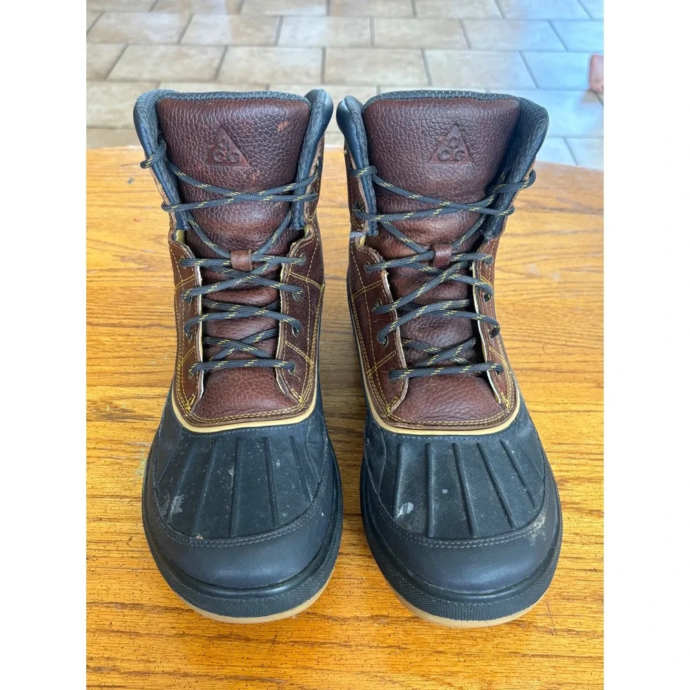 Nike ACG Woodside II Boots Mens 13 Brown Black Duck Boots 525393-770